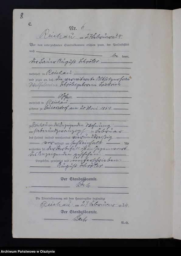 image.from.unit.number "Sterbe-Neben-Register Nr 1 - 22"