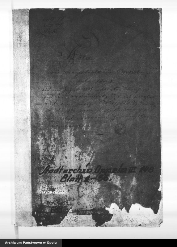 Obraz 4 z jednostki "Die im Jahre 1818 erfolgte Abnahme und Wiederaufsetzung des Knopfes auf dem hiesigen Rathaus - Thurme so wie die darinn gefundenen als auch jetzt wiederum hieneingethanen Nachrichten Vol. X"