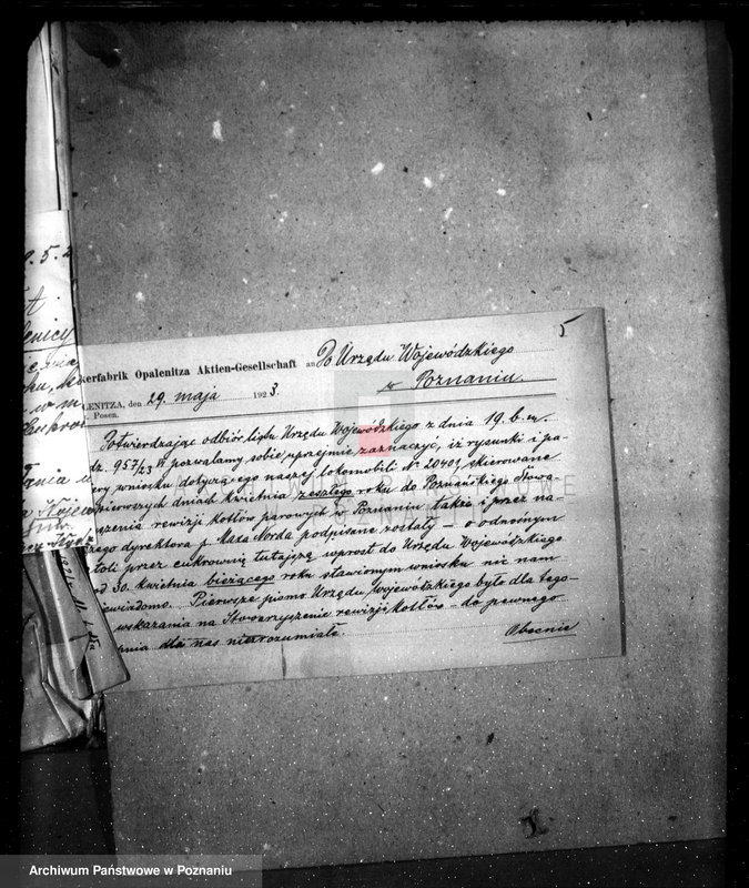 Obraz 9 z jednostki "Cukrownia w Opalenicy Towarzystwo Akcyjne nr woj. 129"