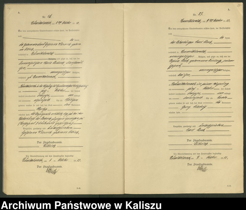 Obraz 16 z jednostki "[Księga urodzeń]"