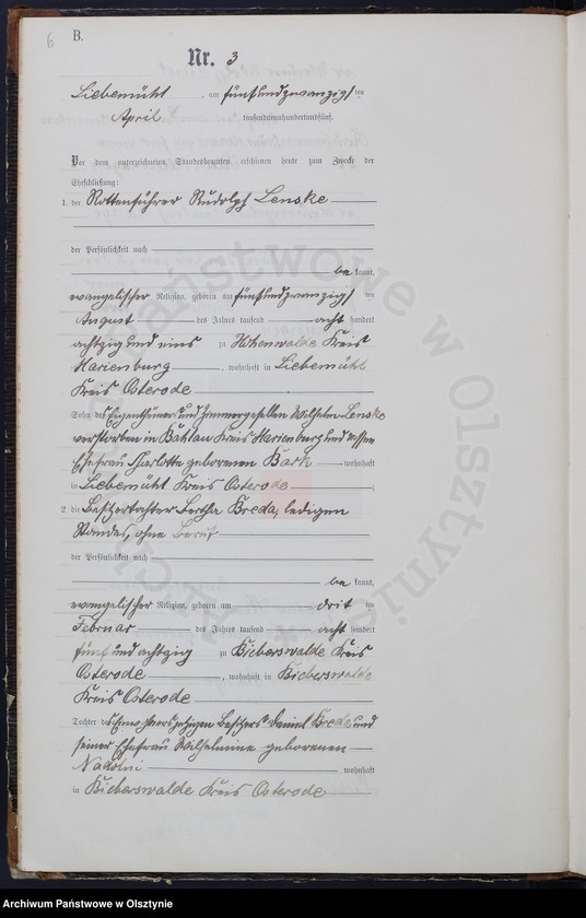 image.from.unit.number "Heiraths-Neben-Register Nr 1 - 22"