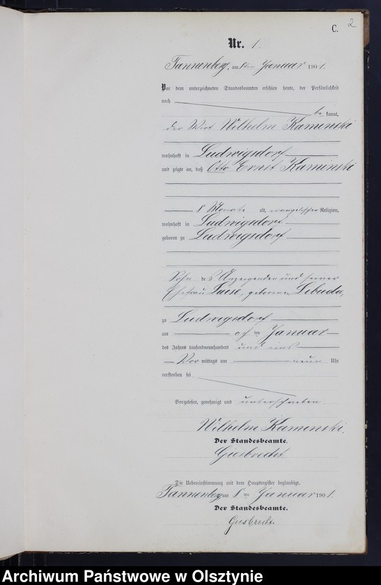 image.from.unit.number "Sterbe-Neben-Register Nr 1 - 28"