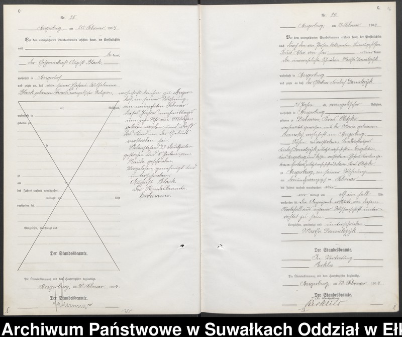 image.from.unit.number "Sterbe-Neben-Register des Preussischen Standes-Amtes Angerburg Kreis Angerburg"