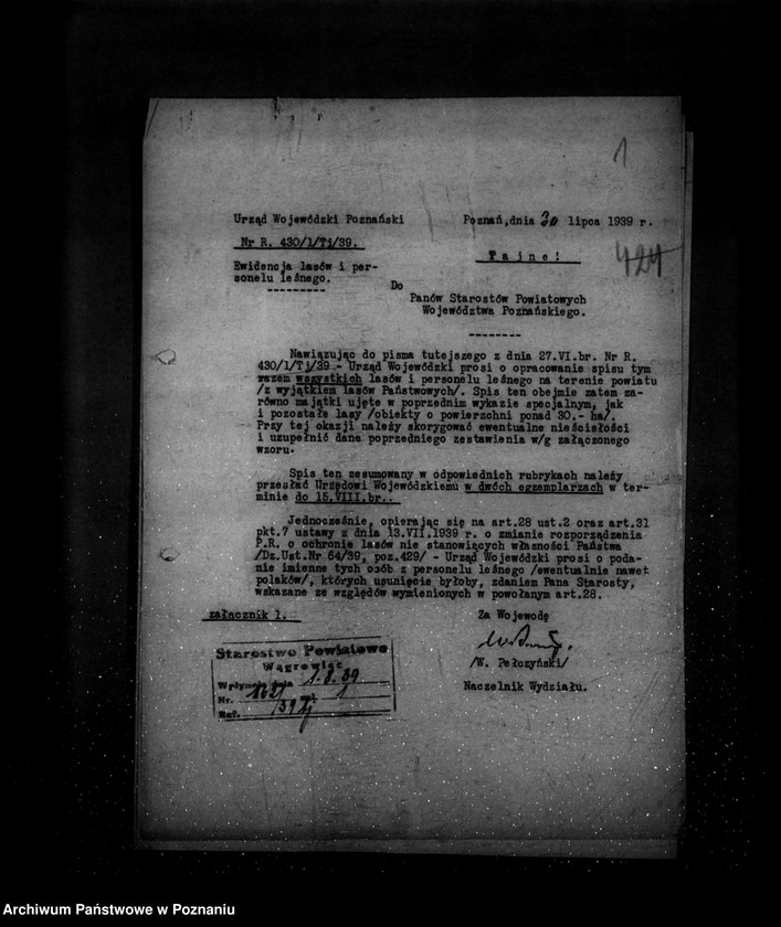 image.from.unit.number "/Ewidencja lasów i personelu leśnego - generalia, tajne/"