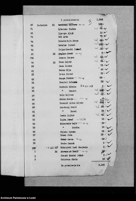 Obraz 7 z jednostki "Rejestr poborczy"