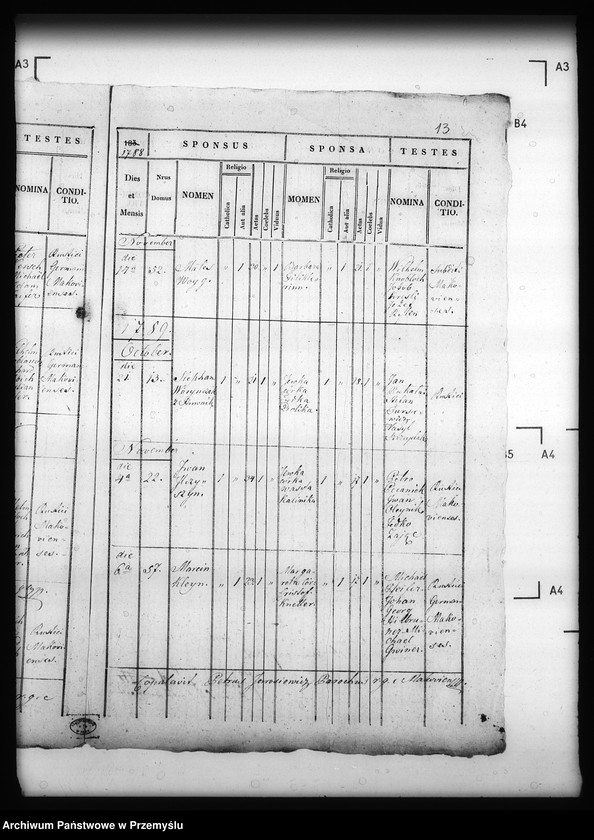 image.from.unit.number "[Kopie ksiąg metrykalnych parafii Makowa z filiami Huwniki, Leszczyny (dekanat Dobromil)]"