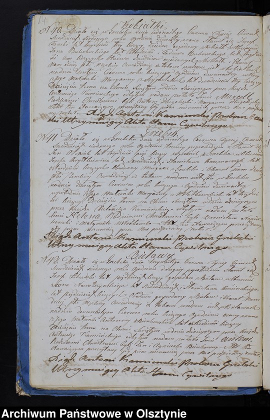 image.from.unit.number "Duplikat Aktów Urodzenia, Zaślubień, Zejścia z Parafii Grzebskiej z Roku 1867"
