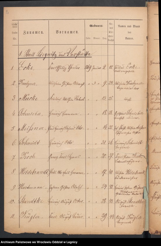 image.from.unit.number "Geburts-Liste zur Militair Stammrolle"