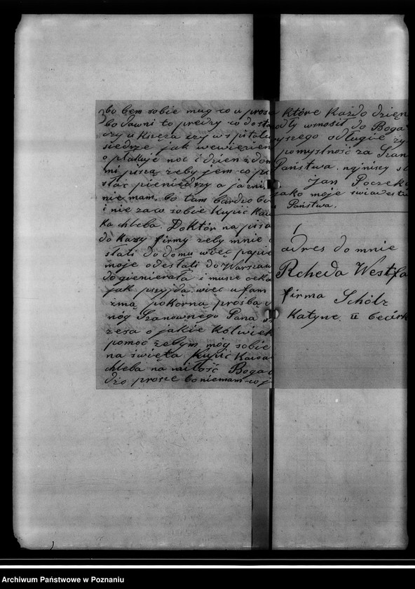 image.from.unit.number "Korespondencja - listy jeńców wojennych o pomoc materialną i prawną z różnych obozów jenieckich."