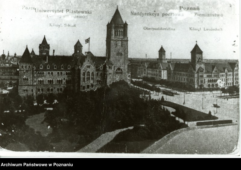 Obraz 1 z jednostki "Poznań - Uniwersytet Piastowski, Naddyrekcya pocztowa, Ziemiaństwo"