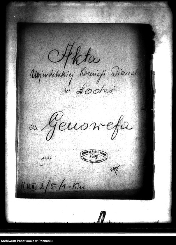 image.from.unit.number "Osada Genowefa powiatu konińskiego /wykup gruntów dzierżawnych/"