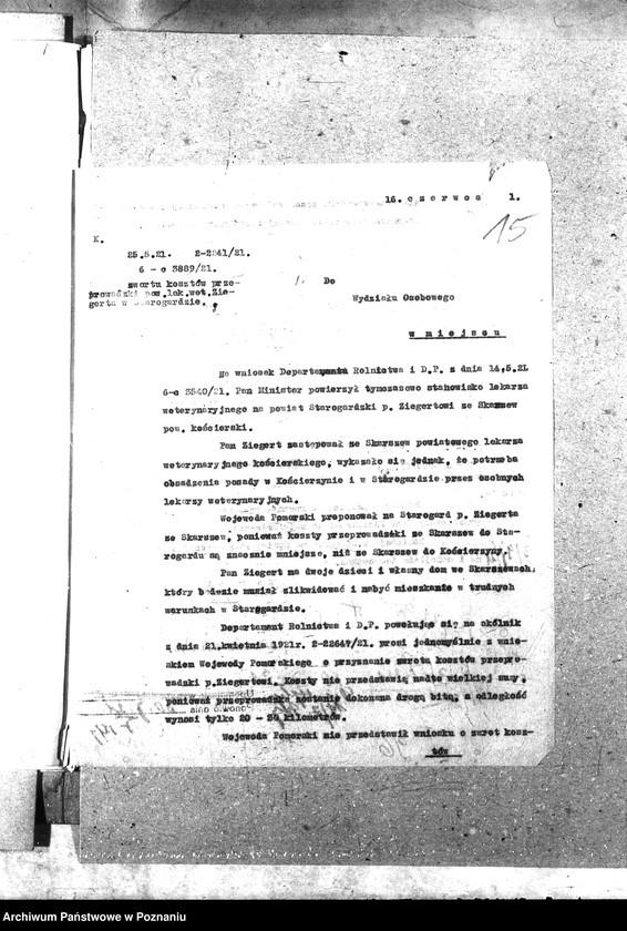 Obraz 19 z jednostki "Pow. lekarz Weterynaryjny Starogard"