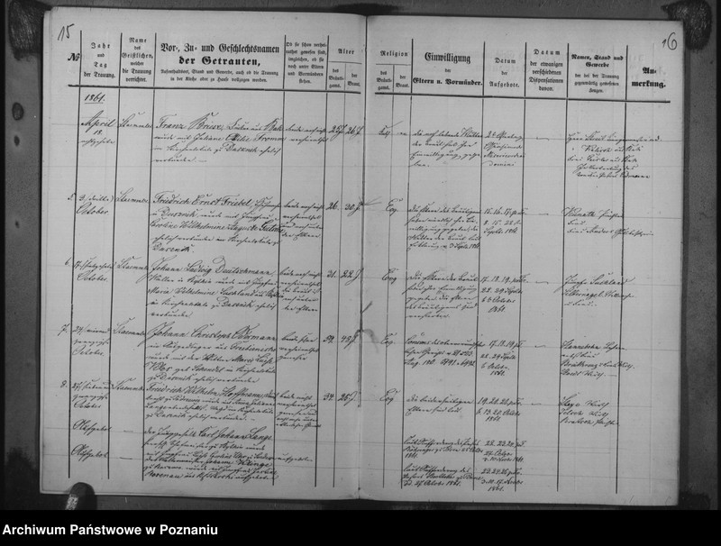 Obraz 11 z jednostki "Tauf- Trau- Sterbe- Register"