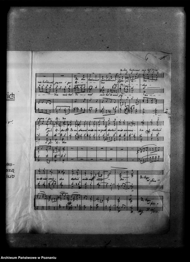 Obraz 10 z jednostki "Zbiór różny: listy i karty pocztowe byłych jeńców wojennych, zdjęcie z uroczystości ku czci Tadeusza Kościuszki, kantata na pogrzeb Kościuszki [nuty], modlitwa do błogosławionego Andrzeja Boboli."