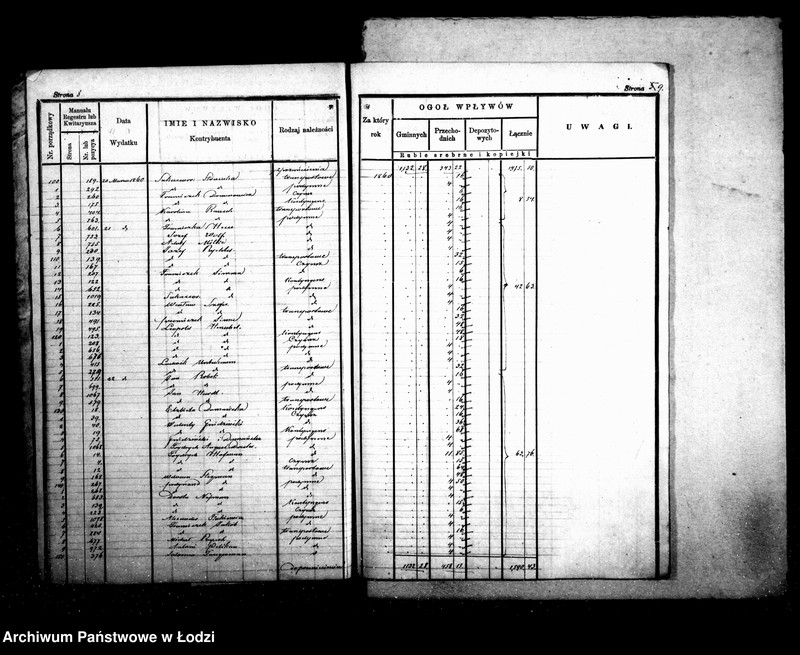 Obraz 9 z jednostki "Dziennik przychodu i wydatku kasy ekonomicznej m. Łodzi na r. 1860"