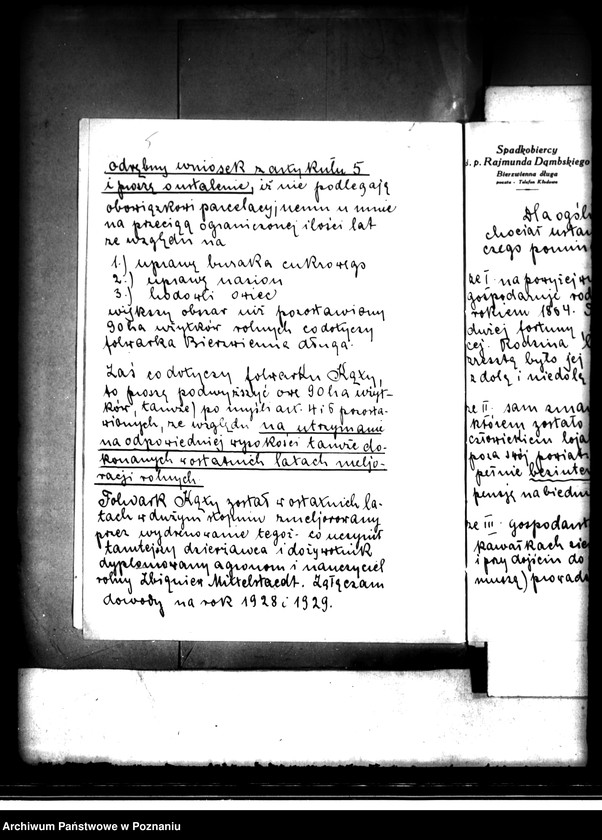 image.from.unit.number "Wyłączenie z art. 5 ustawy o wykonaniu reformy rolnej majątku Bierzwienna Długa -Kąty powiatu kaliskiego"