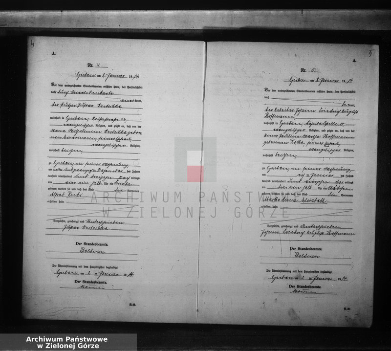 image.from.unit.number "Geburts-Neben-Register, Vol. I No 1 bis 271"