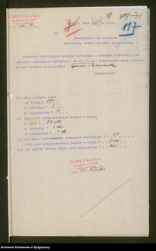 image.from.unit.number "[Rada Ludowa na powiat złotowski - część wschodnia, korespondencja z radami miejscowymi i obwodami]"