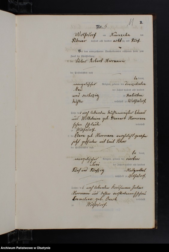 image.from.unit.number "Heiraths-Neben-Register Nr 1 - 28"