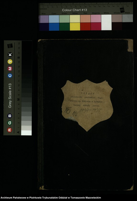 image.from.unit.number "Księga protokołów posiedzeń Magistratu [miasta] Brzezin w sprawie budowy szkoły powsz[echnej]"