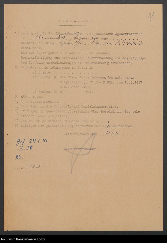 Obraz 13 z jednostki "Gustaw Jek – sklep rzeźniczy"