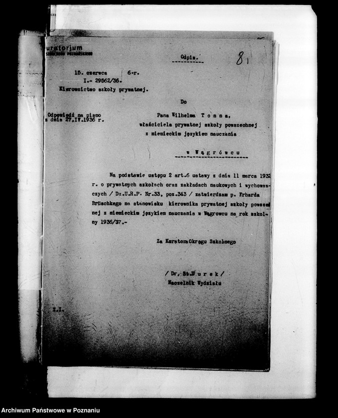 Obraz 11 z jednostki "Prywatna Szkoła Powszechna z niemieckim językiem nauczania Wągrowiec"