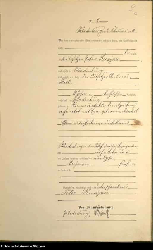 image.from.unit.number "Sterbe-Haupt-Register Nr 1 - 93"