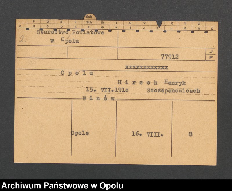 Obraz 4 z jednostki "[Sobich Jakob, Oppeln]"