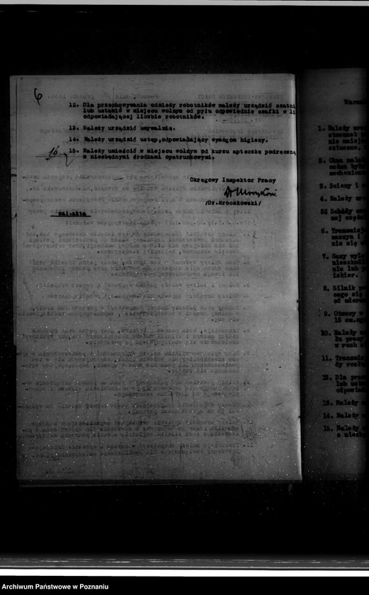 Obraz 10 z jednostki "Zatwierdzenie zakładu przemysłowego /śrutownika/ J. Schultza we Wrześni"