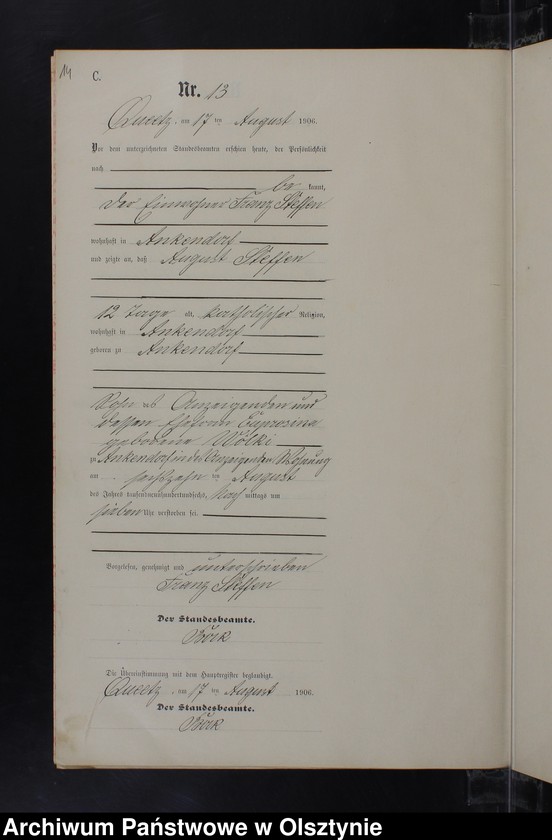 image.from.unit.number "Sterbe-Neben-Register Nr.1-21"
