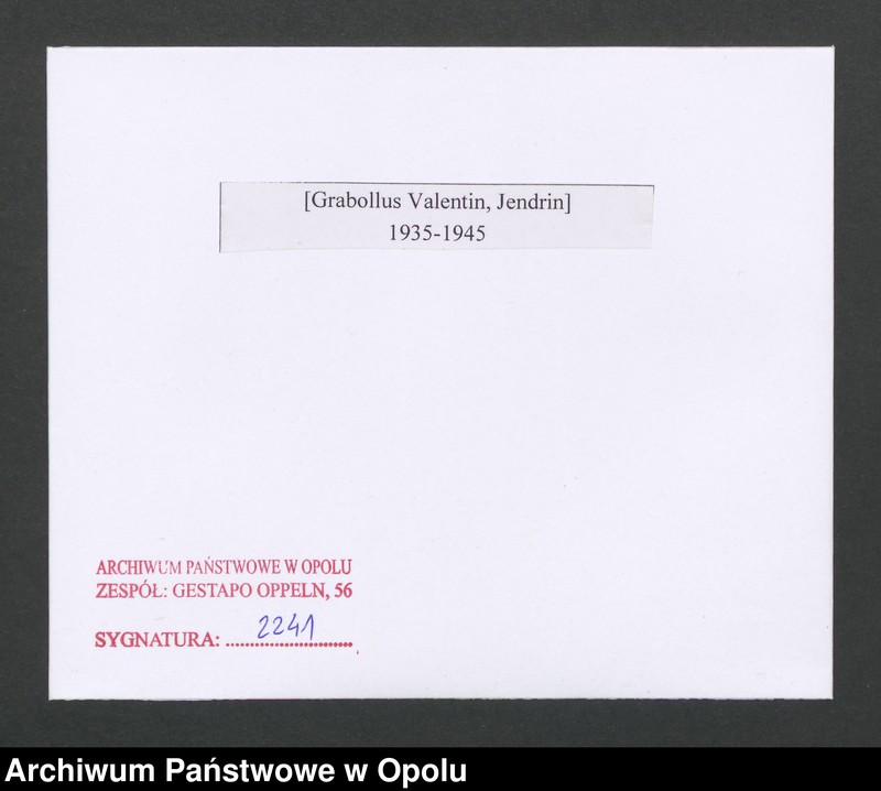 Obraz 2 z jednostki "[Grabollus Valentin, Jendrin]"