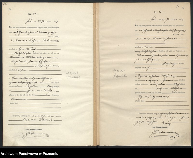 Obraz 15 z jednostki "Księga miejscowa urodzeń"