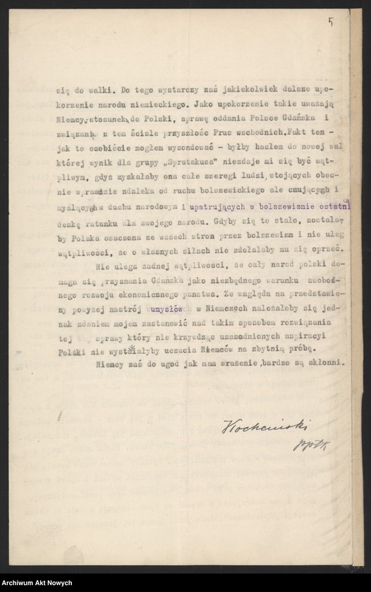 image.from.unit.number "Raporty polityczne, wiadomości różne z Warszawy i Paryża; "Pro Memoria""