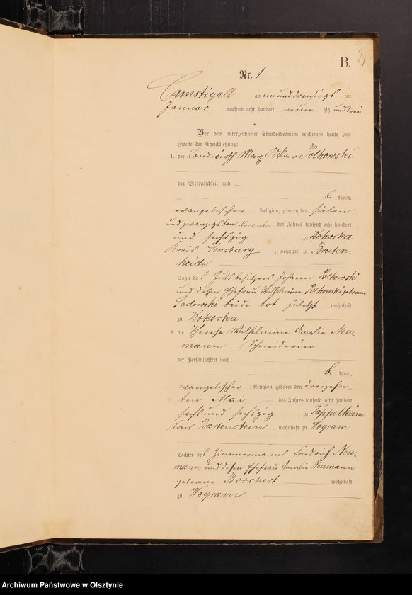 image.from.unit.number "Heiraths-Haupt-Register Nr 1 - 26"