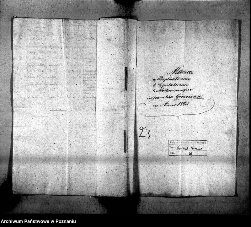 Obraz 3 z jednostki "Duplikat urodzonych, zaślubionych i zmarłych"
