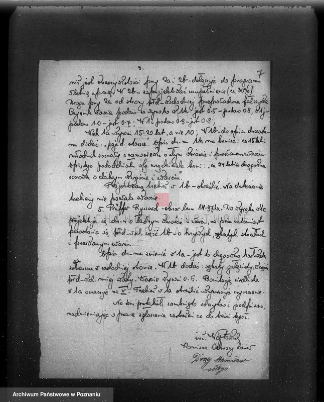 Obraz 12 z jednostki "/Nadzór nad gospodarką leśną/ protokoły badania lasów, programy gospodarcze powiat nowotomyski"