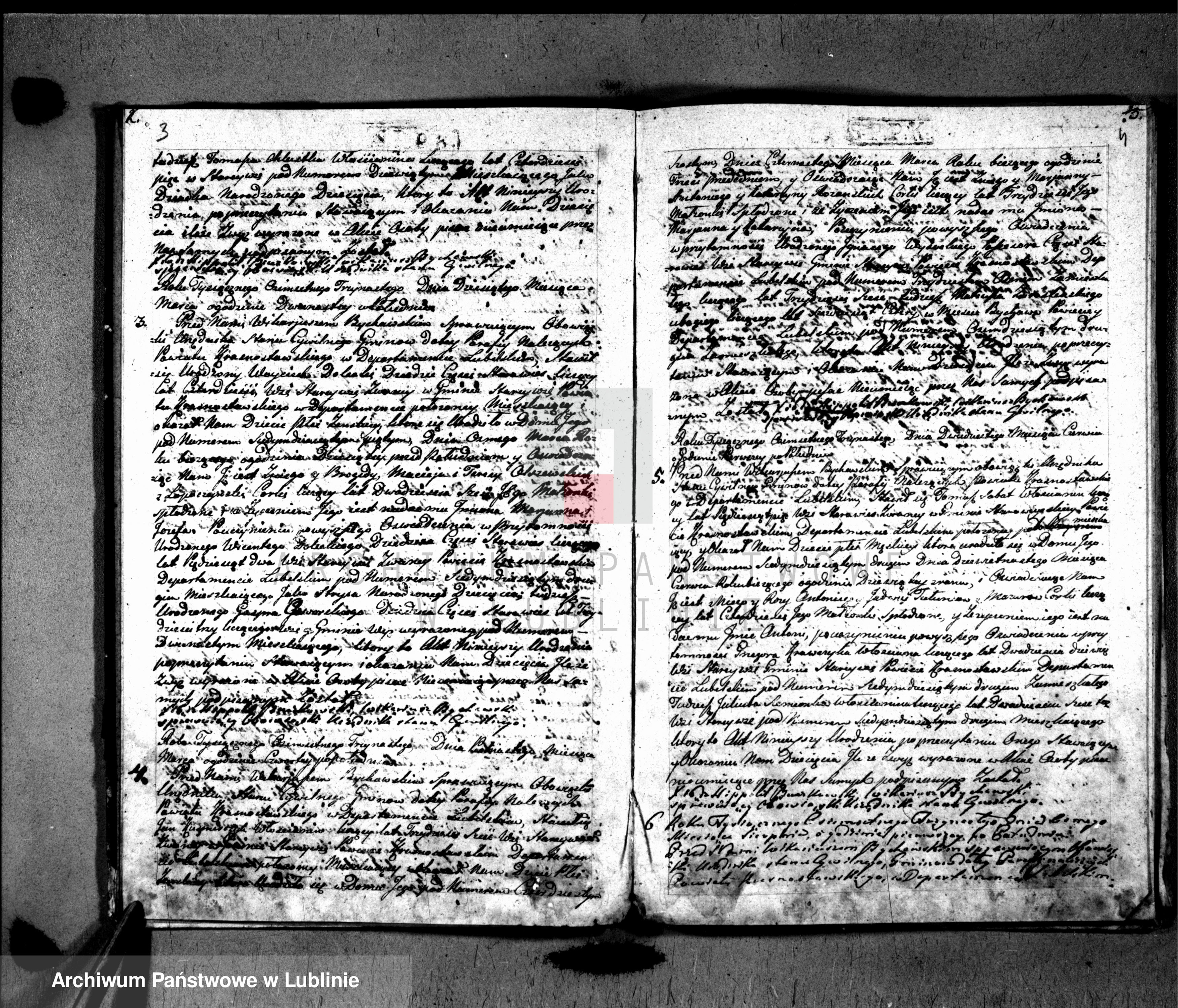 Skan z jednostki: Księga urodzeń, zapowiedzi, małżeństw i zgonów gminy Stara Wieś