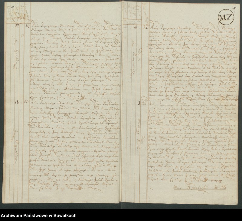 image.from.unit.number "Akta zeszłych gminy puńskiey od 1-go maja 1810"