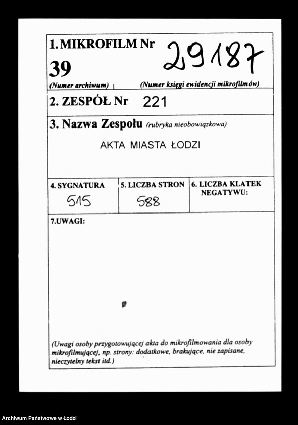 Obraz 2 z jednostki "Akta w przedmiocie wydzierżawiania ogrodów"