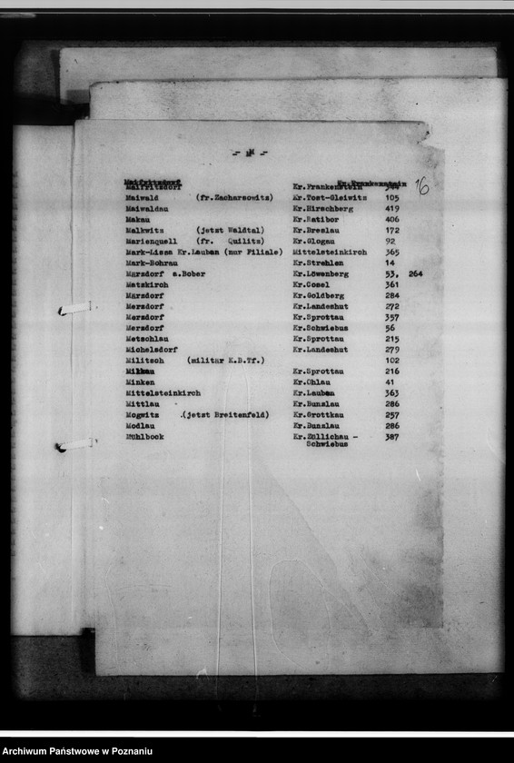 Obraz 20 z jednostki "Verzeichnis der Diözesenarchiv Breslau [Wrocław], Göpperstrasse 12 liegenden Kirchenbücher"