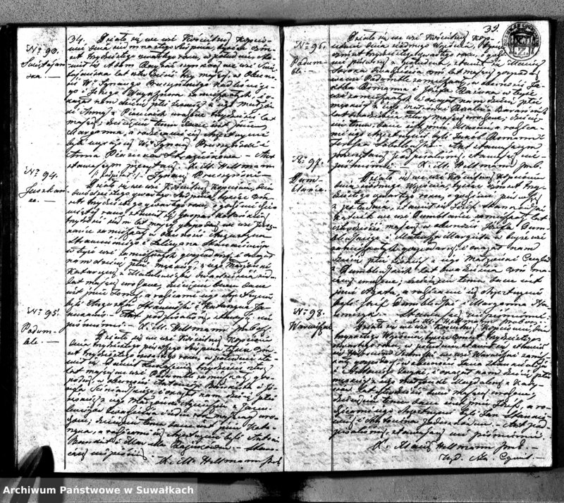 image.from.unit.number "Duplikat Aktów Urodzonych, Zaślubionych i Zeszłych Kościoła Parafialnego Kopciowskiego 1834 Roku"