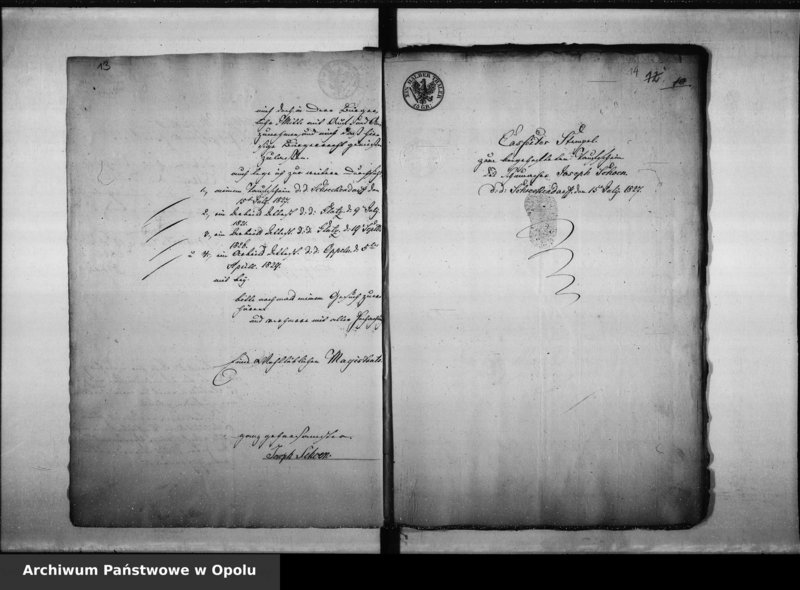 Obraz 14 z jednostki "Acta von Annahme und Vereidung der neuen Bürger bei der Stadt Oppeln"