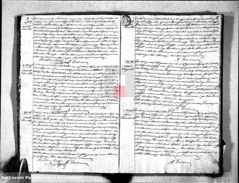 image.from.unit.number "Księga Duplikat Urzędnika Stanu Cywilnego Wyznania Ewangelickiego Okręgu Suwałki w Powiecie Dąbrowskim Obwodzie i Gubernii Augustowskiey na Rok 1839."