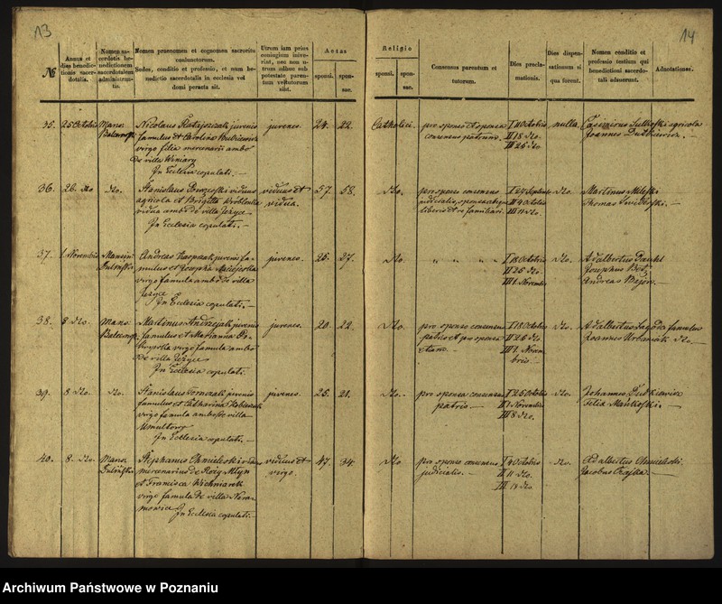 Obraz 10 z jednostki "Księga małżeństw"