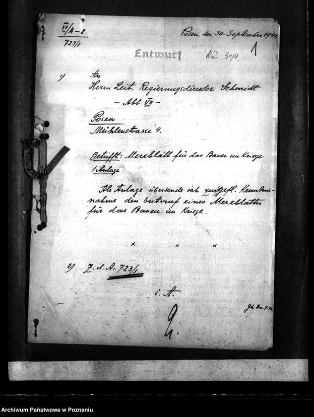 Obraz 5 z jednostki "Zakaz postawienia nowych budowli w okresie wojny"