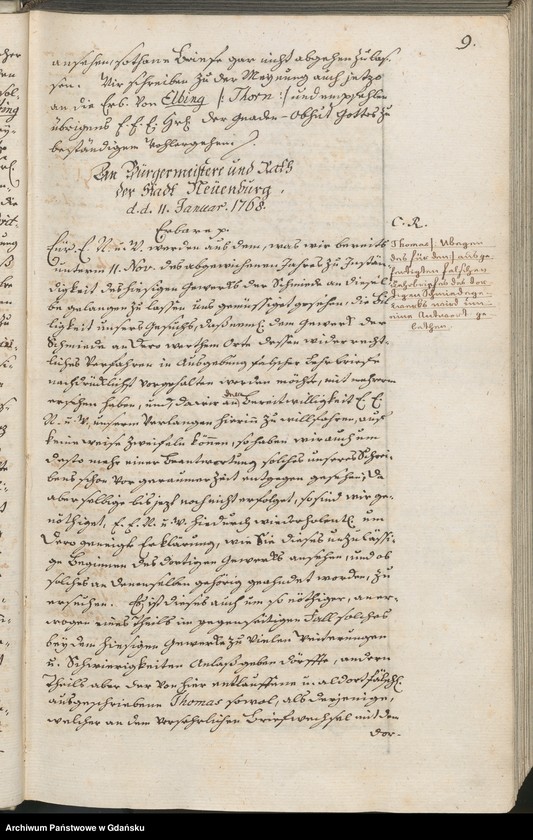 image.from.unit.number "[Liber missivarum]. Namen - Register […]. Register der in den Briefen […] enthaltenen Sachen"