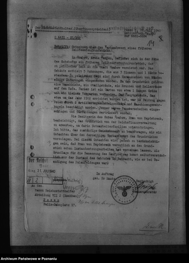 Obraz 18 z jednostki "Zoll - Budowle dla urzędów celnych"