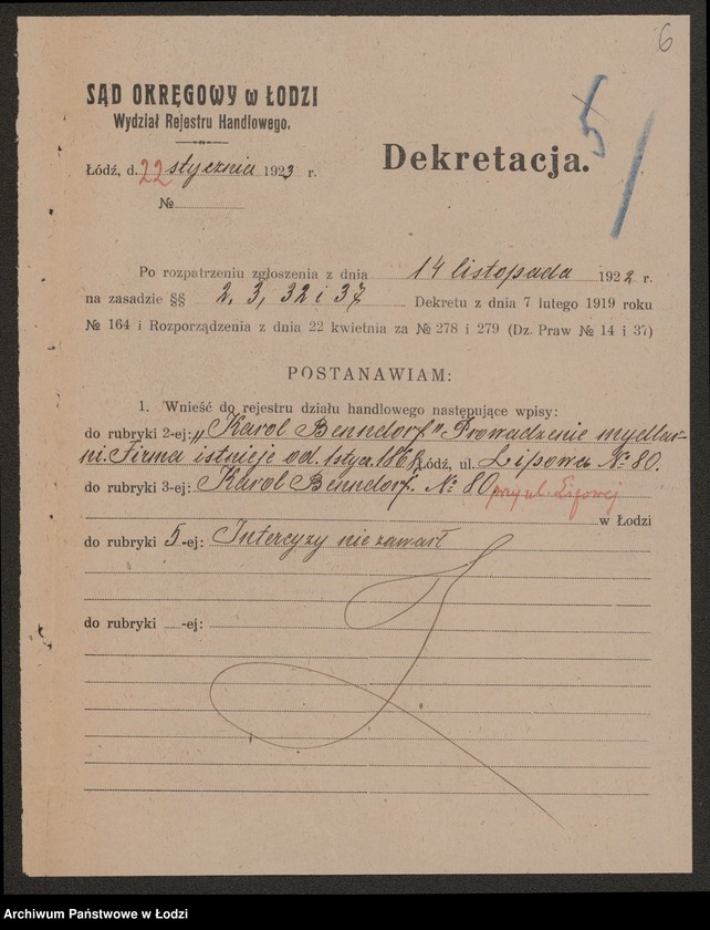 Obraz 8 z jednostki "Karol Bendorf- Fabryka Mydła Technicznego"