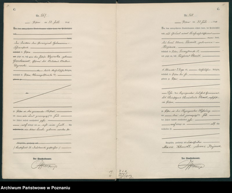 Obraz 8 z jednostki "Księga miejscowa zgonów tom II [Rejestr główny zgonów]"