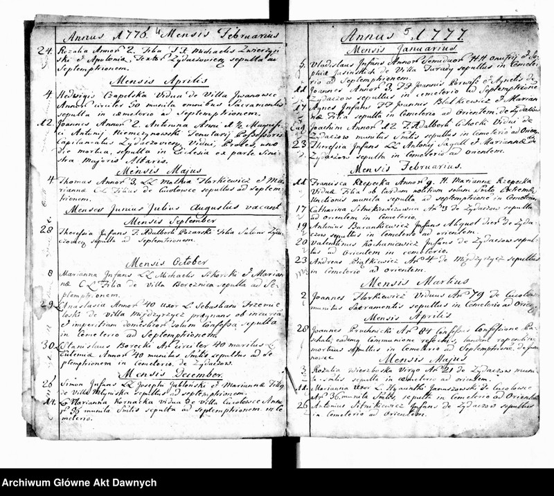 image.from.unit.number "Parafia: Żydaczów. Dekanat: Stryj. Księga metrykalna zgonów/pogrzebów dla całej parafii."